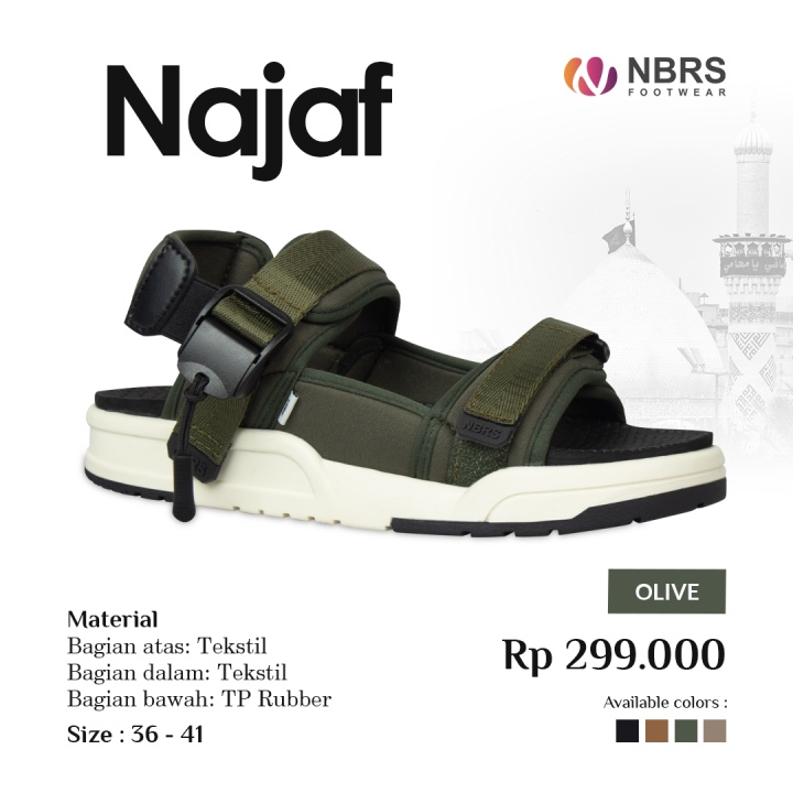 Nibras Footwear Najaf Sepatu Sandal Casual Pria Wanita