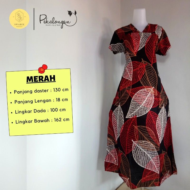 Daster Batik Lengan Pendek Baju Wanita Kekinian Murah