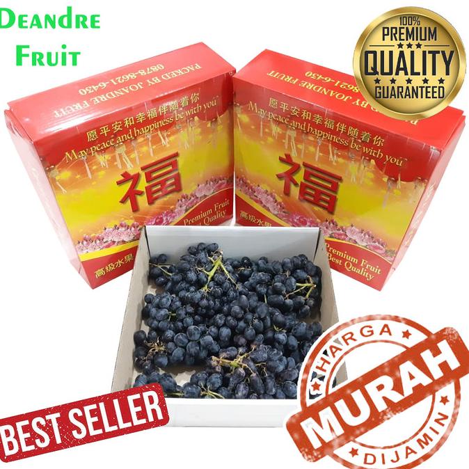 

BISA BAYAR DITEMPAT PROMO MURAH Buah Gift Anggur Hitam Autumn Item Imlek Sinchia Parcel SALE Kode