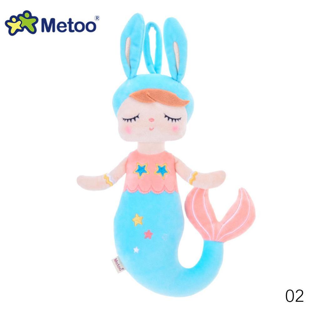 Timekey Mainan Boneka Stuffed Plush Metoo Angela Mermaid 38cm Untuk Hadiah Anak G9V2