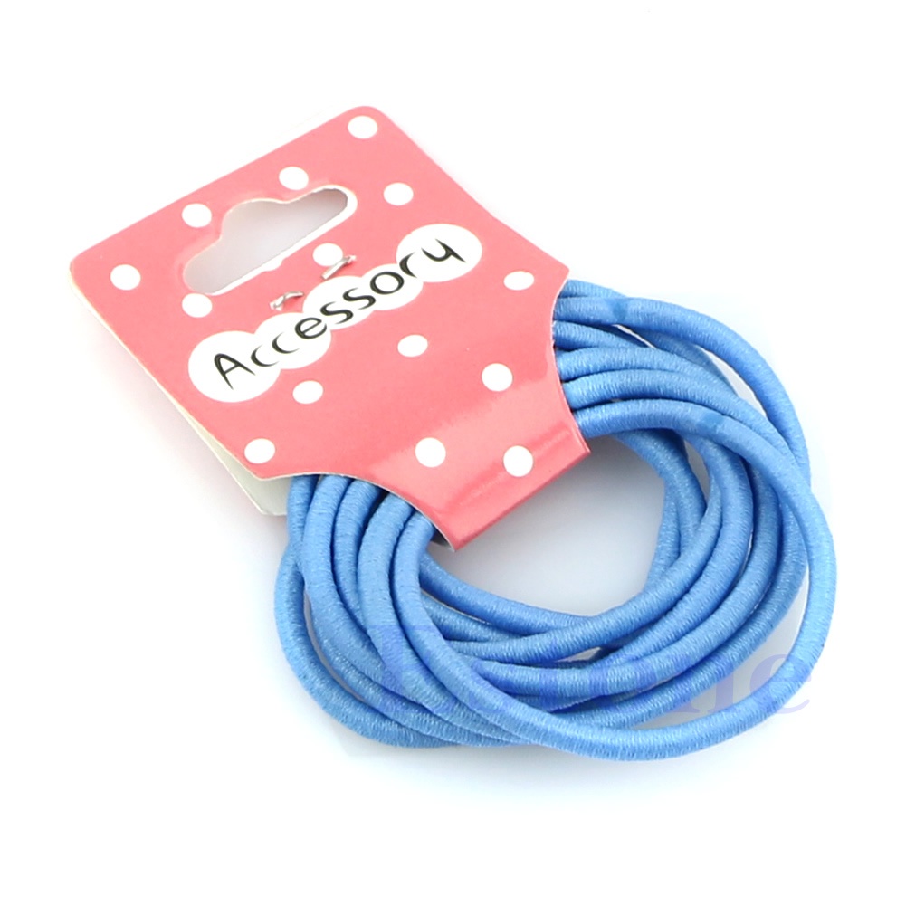 Zzz Lot Baru Warna Campur Bayi Perempuan Anak Kecil Karet Rambut Ikat Elastis Ponytail Holder