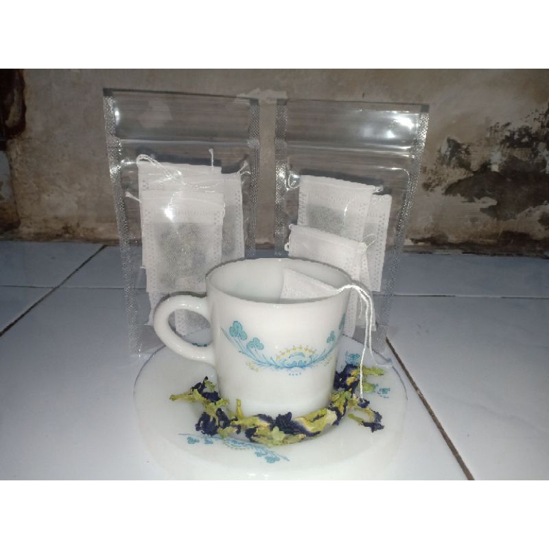

teh celup bunga telang isi 5