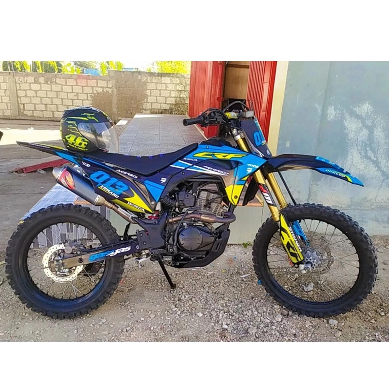 decal crf 150 l fulbody decal crf biru na stiker crf-96