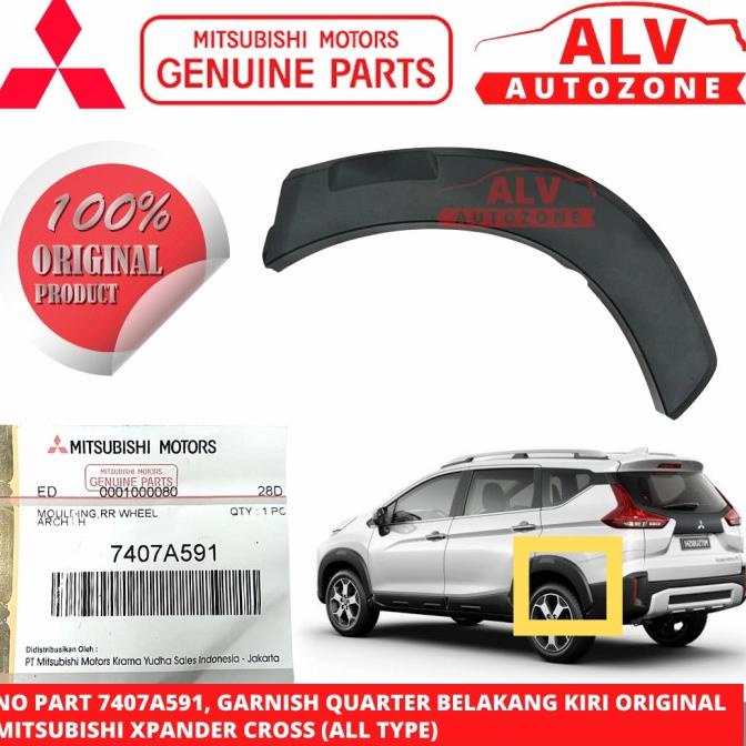Spoiler Garnish Over Fender Belakang Kiri Ori Xpander Cross 7407A591