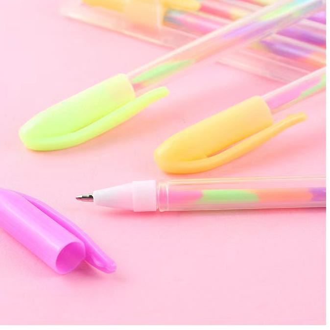 

『ECONSAVE』 Pulpen Gliter Rainbow/bolpen gel pelangi/drawing pen warna/Color Blink pen 12 pcs Grosir/5.5 SALE/5.5 Product HOT/TERLARIS/「⭐Terbaru 3.3」