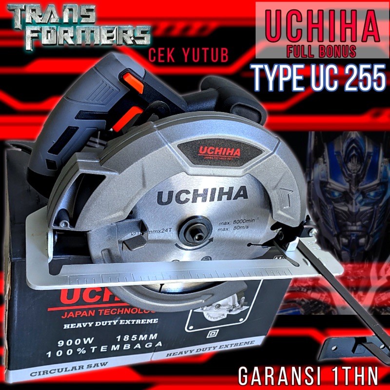 Circular Saw Heavy Duty Type UC 255 UCHIHA JAPAN