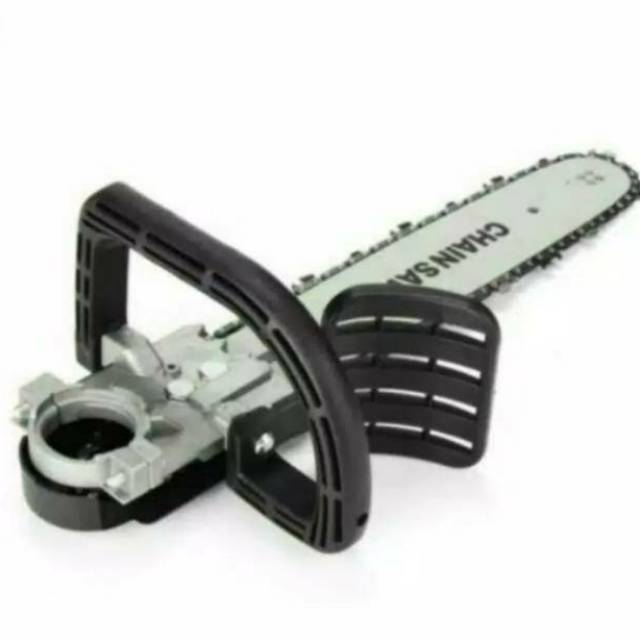 ADAPTOR MINI CHAINSAW MESIN GERINDA CHAIN SAW STAND / Mini Adaptor Chainsaw 11,5&quot; Inch Chain Saw Converter Mesin Gerinda Tangan Sambungan Gergaji tangan