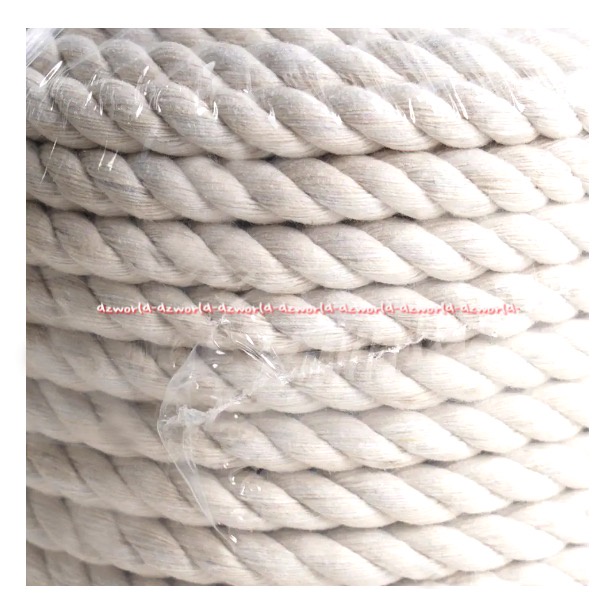 Maxbuilt 15m Decorative &amp; Garden Twist Rope White Tali Katun Putih Tahan Cuaca Kuat 15meter Dcotton Max Built Tali Dekorasi Maxt Built