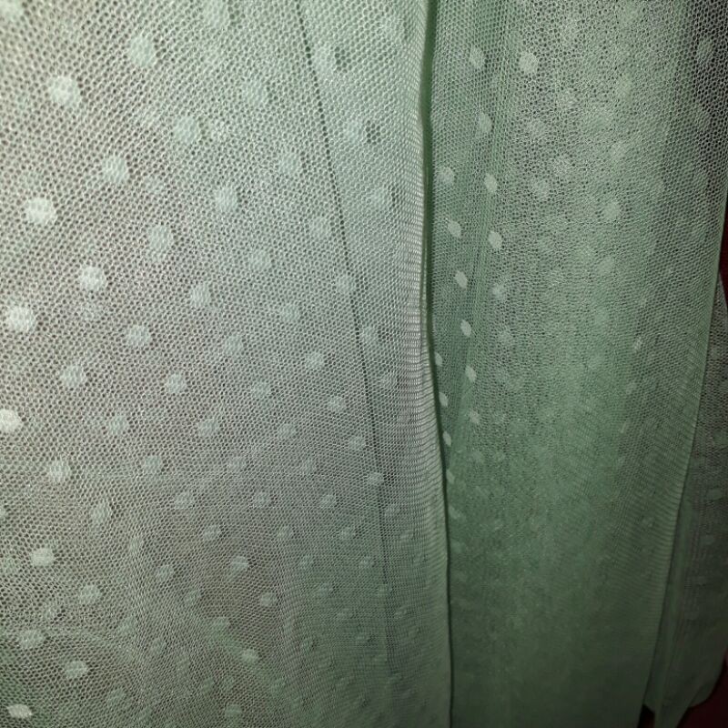 Kain Tile Polkadot/Bahan tulle polkadot