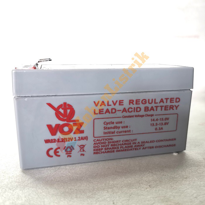 Aki Kering VOZ 12V 1.2Ah Baterai UPS Emergency Timbangan