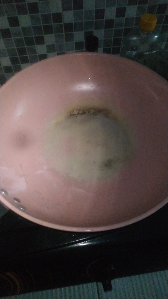 Wajan Enamel Gagang Warna Marble Frypan 34 Cm Kuaida