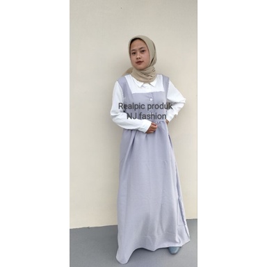 Baju gamis combinasi overall 2023-gamis terbaru-gamis remaja gamis terbaru gamis kondangan