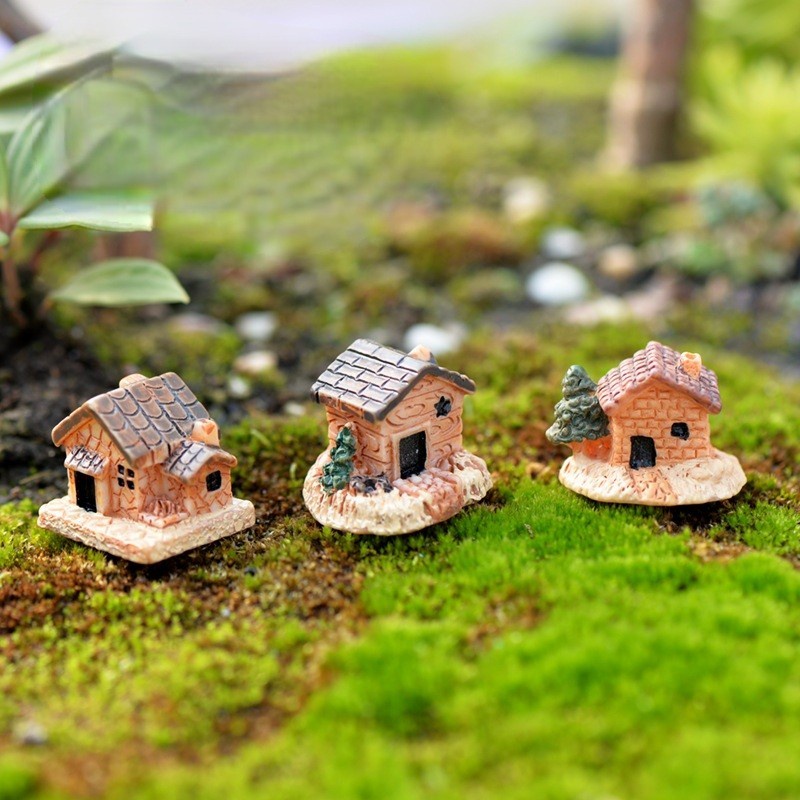 Pajangan Rumah Miniatur Murah Cake Topper Rumah Pajangan Patung Home