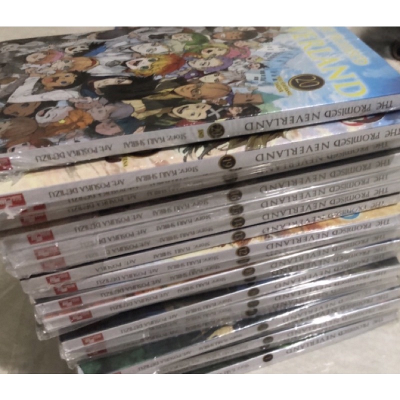 komik the promised neverland vol. 1,2,3,4,5,6,7,8,9,10,11,12,13,14,15,16,17,18,19,20