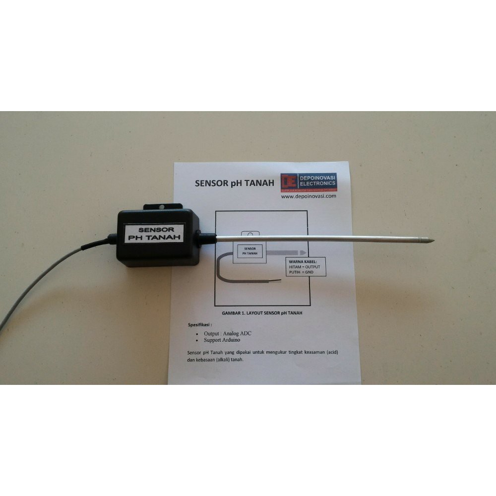 Sensor pH Tanah Support Arduino Terbaik