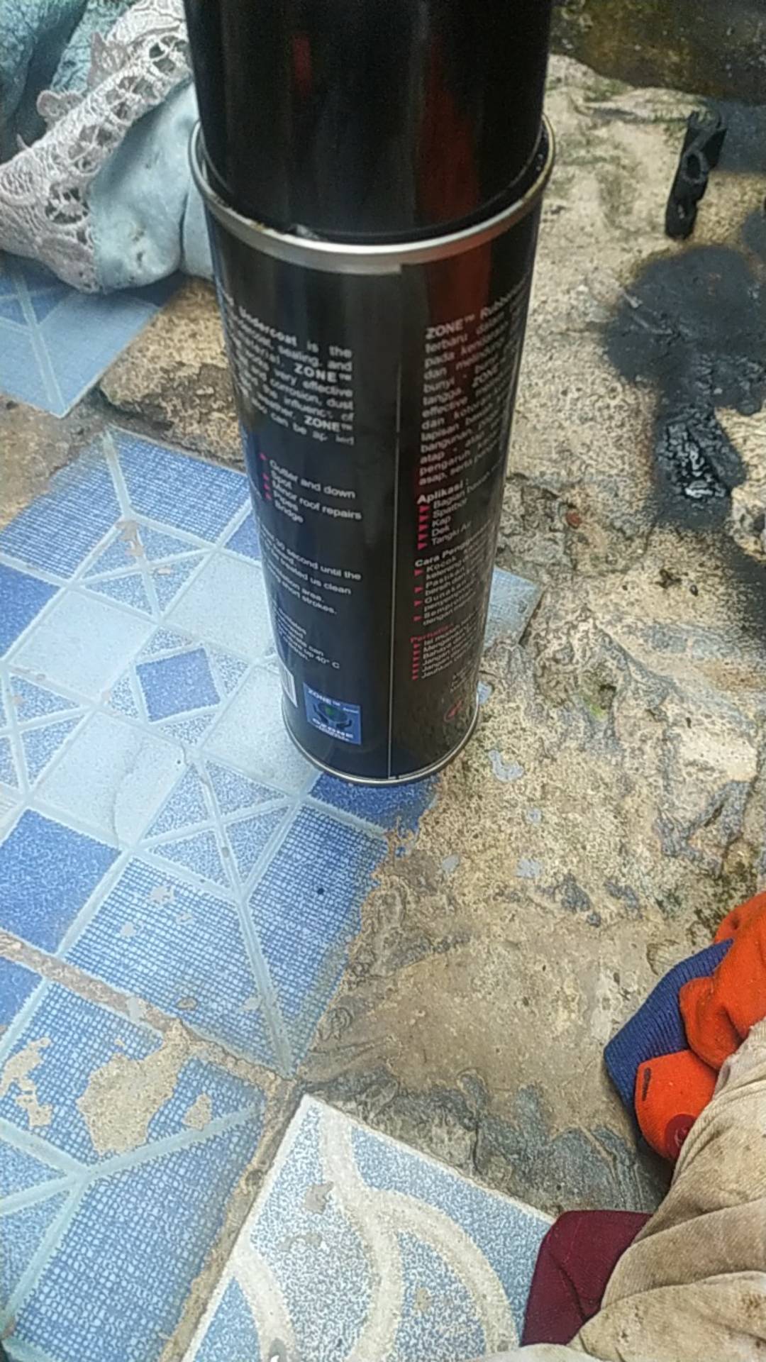 Rubberized Undercoat 500gram - Flintkote Spray Anti Karat