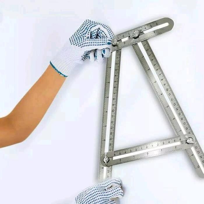 

Penggaris siku lipat Ukur 4 Sisi Angleizer Empat Sudut Angle Izer s