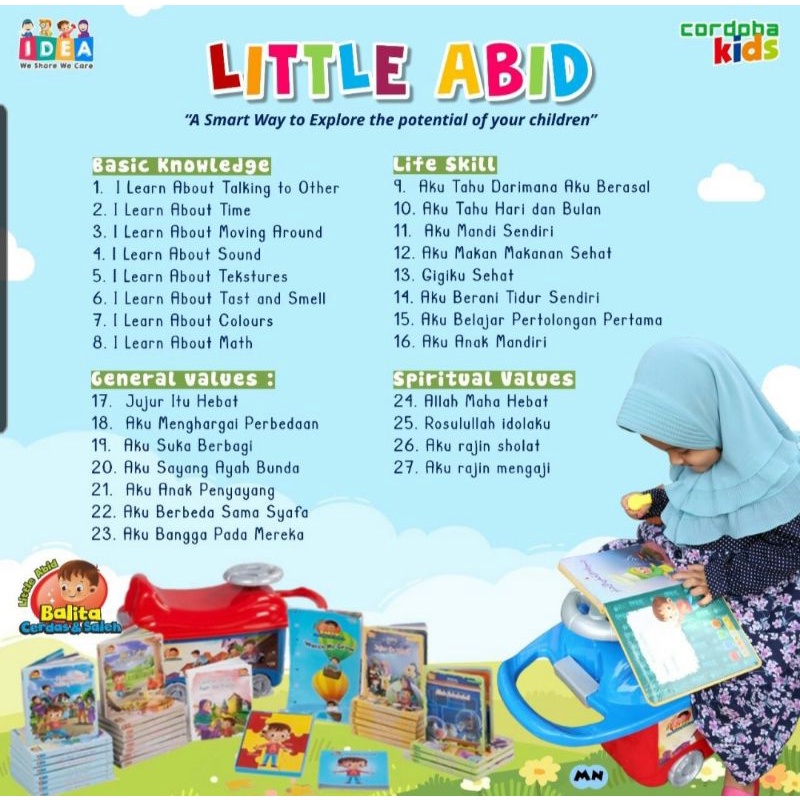 Littel abid dan Pen / Little Abid Cordoba Kids / Little Abid Tigaraksa / Buku Little Abid dan Pen