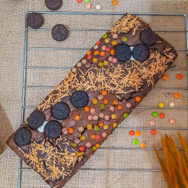 

Brownies mix panggang