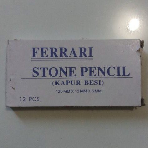 Kapur Besi 125mm × 12mm × 5mm Ferrari / STONE PENCIL