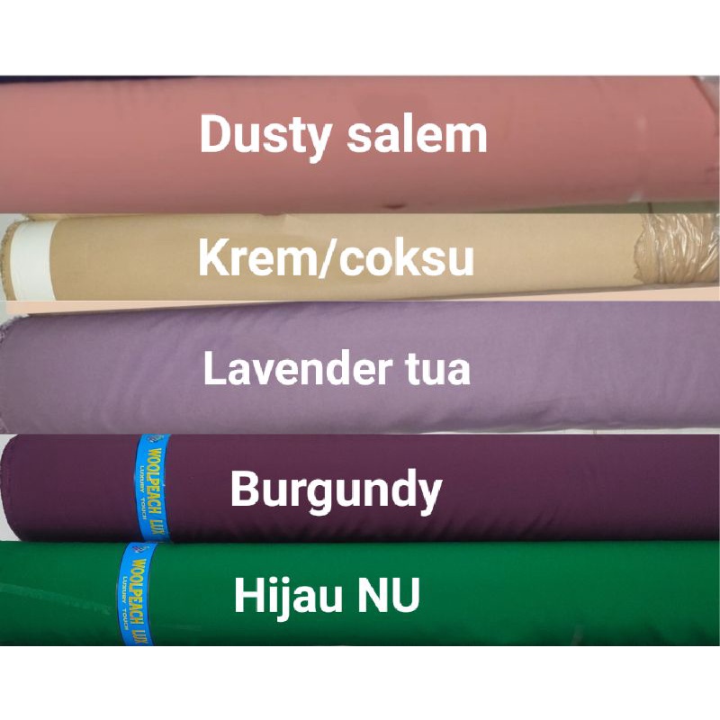 Kain wolfis / wolvis / woolpeach grade A premium (0,5 M)-6