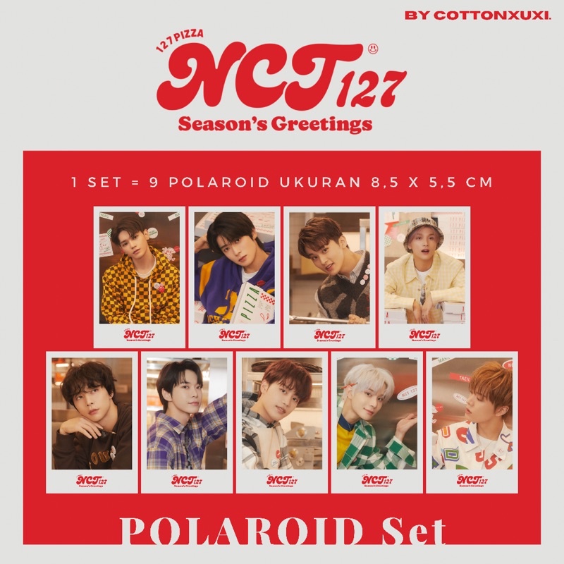 [POLAROID SET] NCT 127 Season’s Greetings 2022 Polaroid Unofficial Photocard Taeyong Jaehyun Mark Ha