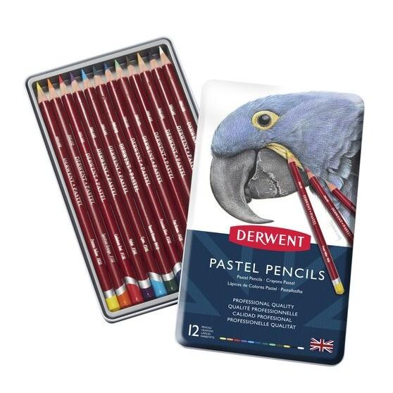 

Pensil Warna Derwent Pastel Pencils 12 Colour / Crayons Pastel