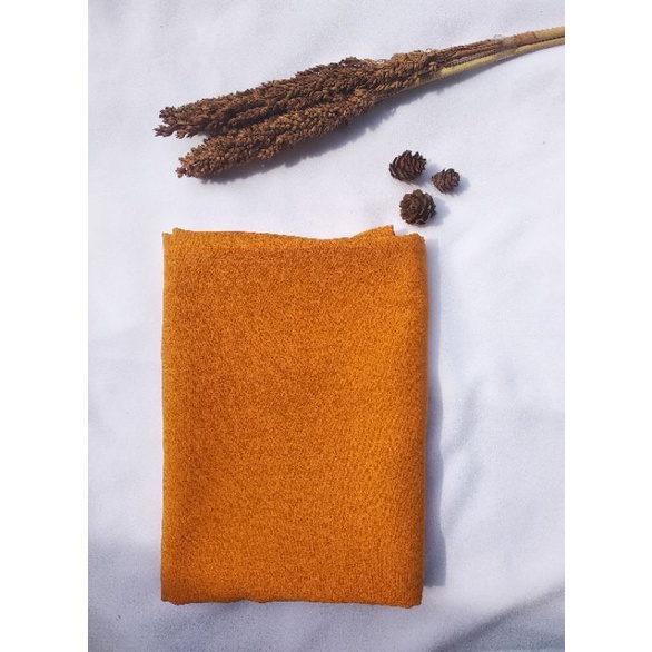 pashmina diamond ukuran 200x75 / pashmina diamond panjang jahit tepi-uk 200 mustard