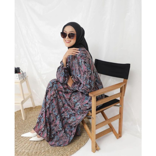 Dress Gamis Aira 19 by Jannat.id Original Ready stok MagentaTosca