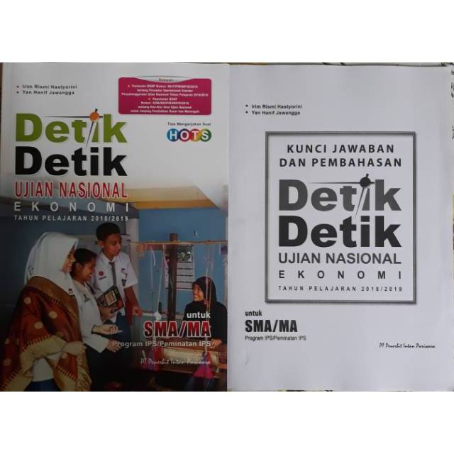 Download Kunci Jawaban Detik Detik Ekonomi Sma 2019 PNG