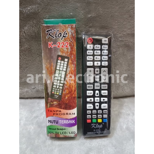 REMOTE MULTI TV LED/LCD AR-222 KLOP