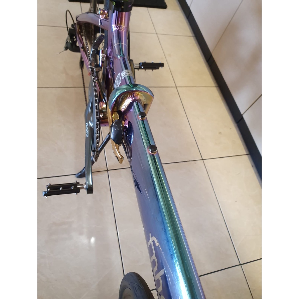 Fullbike Sepeda Lipat Fnhon Blast Rainbow Groupset Tiagra 2 x 10 Speed Grupset Seli