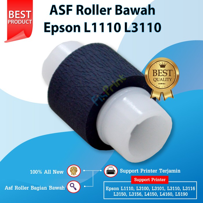 ASF Roller Bawah Epson L1110 L3110 Roll Penarik Kertas Printer EcoTank L3150 L4150 L4160 L5190