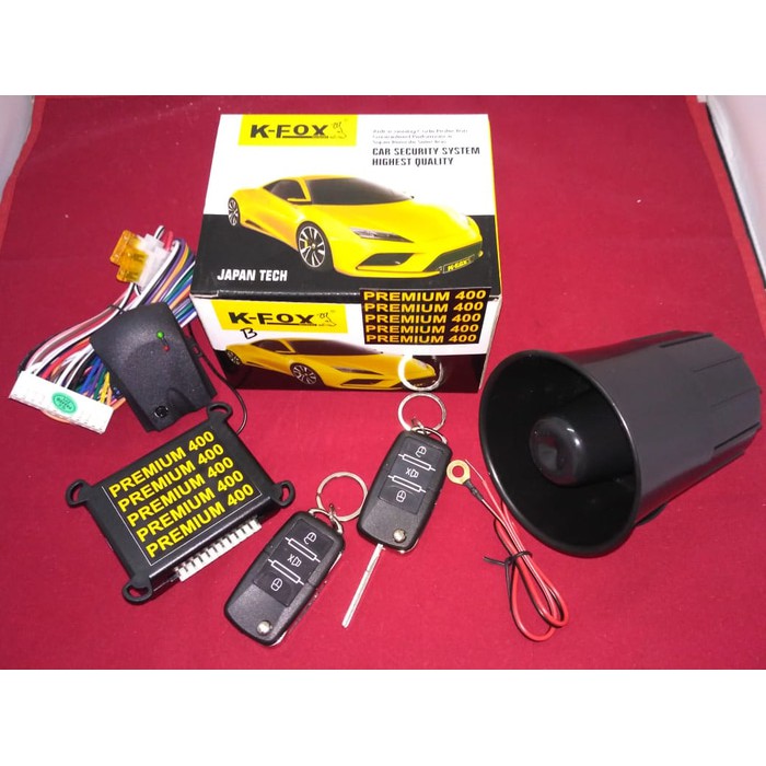 Alarm Mobil Tuk Tuk Kunci Lipat Premium 400 K-Fox Japan Technology