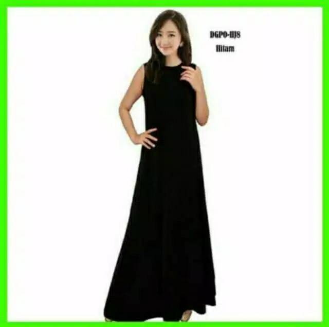 Gamis Yukensy Gamis Buntung Inner/Dalaman Auter Bahan Jersey Terlaris Gamis Buntung Tanpa Lengan Dal