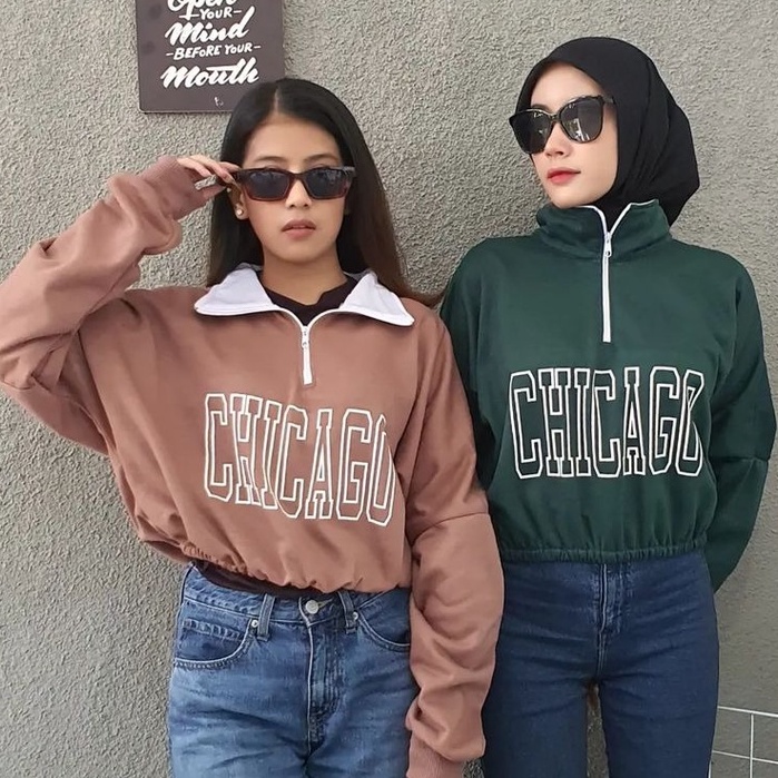 Public - Chicago Crop Sweater - Sweater Crop Wanita