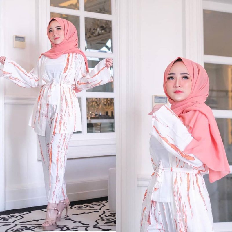 SET PAJAMAS PIYAMA 2IN1 AUREL NAGISSHOP/BAJU TIDUR WANITA/ PIYAMA