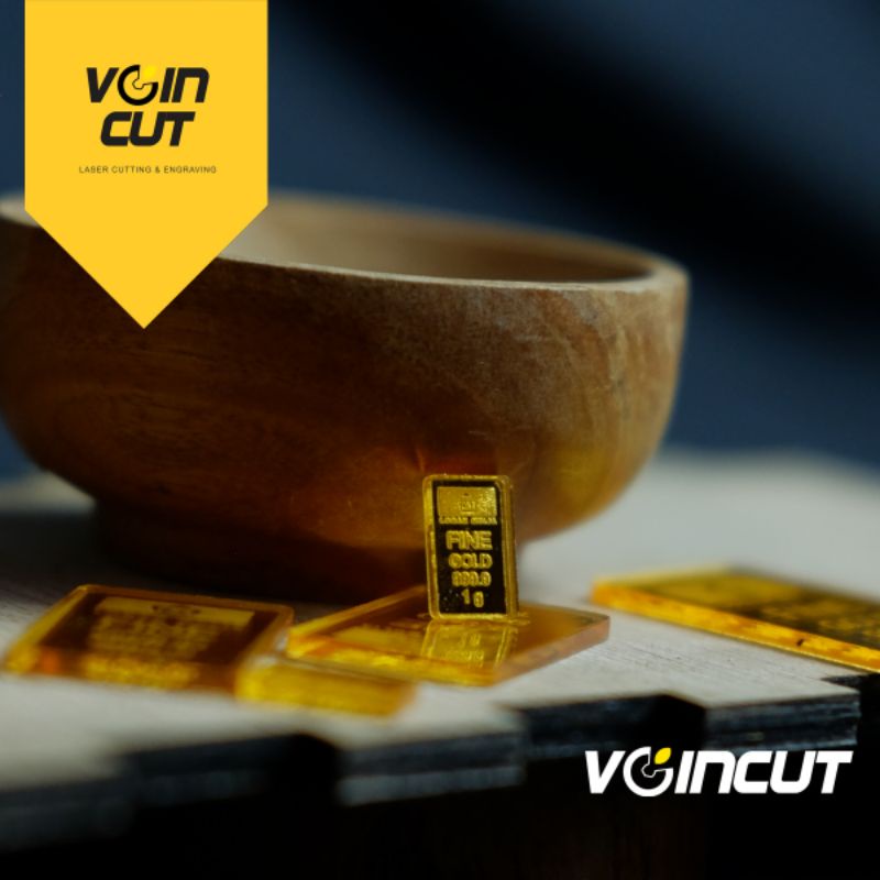 REPLIKA LOGAM MULIA 1 GRAM UNTUK DEKORASI MAHAR HANTARAN PERNIKAHAN