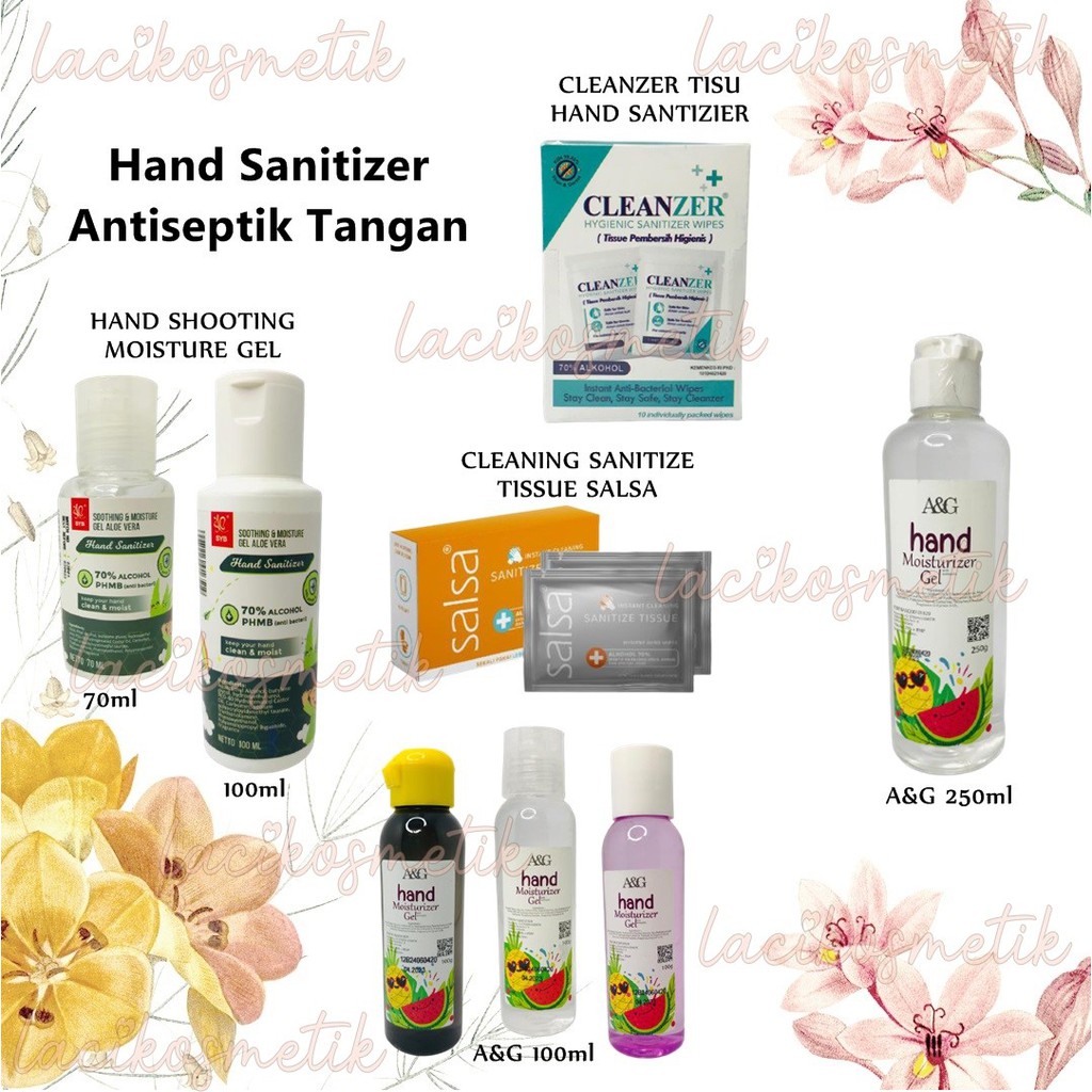 ✨LACIKOSME✨  HAND SANITIZER GEL / HAND MOUSTURIZER GEL - TISSUE ANTISPETIK TANGAN