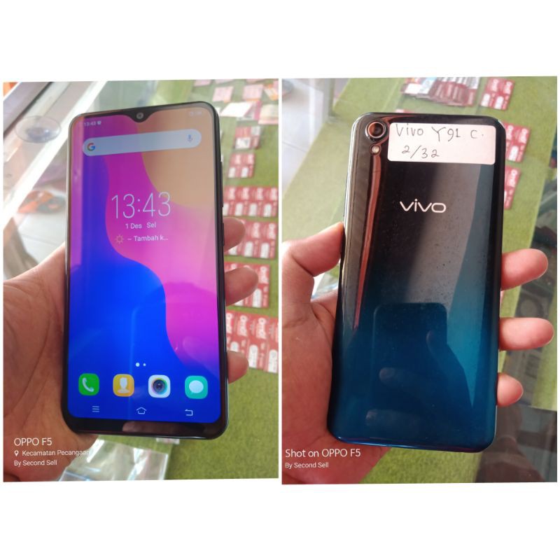 VIVO Y91c Ram 2/32 BEKAS