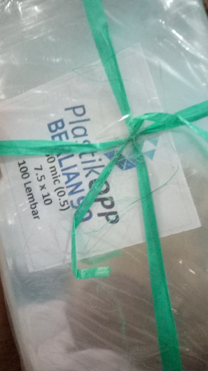 Plastik Opp Tebal 7,5 X 10 Cm 30 Micron (0,5) Plastik Kemasan / Plastik Roti