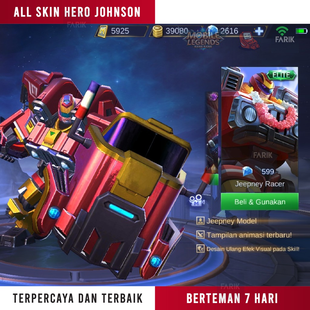 76 Gambar Hero Ml Jonson Terbaik Gambar Keren