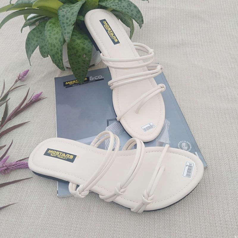 mqstars Sandal Flat Wanita Teplek Tali Jepit non slip Terbaru