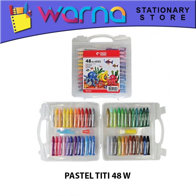 

OIL PASTEL/CRAYON TITI joyko 48 WARNA