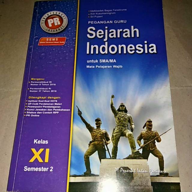 Buku PR PG Sejarah Indonesia kelas 11B