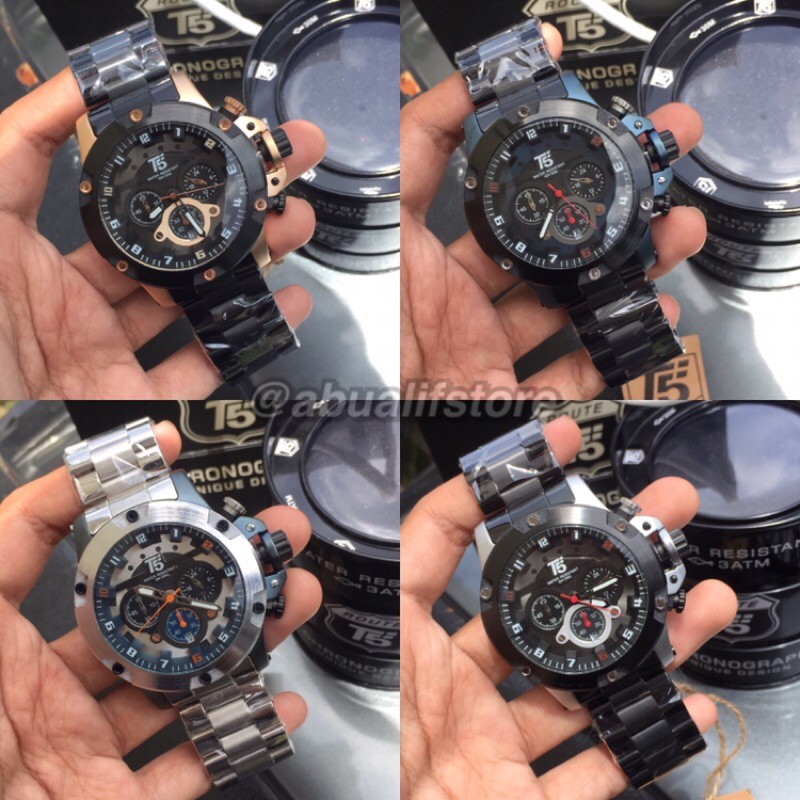 JAM TANGAN PRIA T5 H 3760 G ORIGINAL MODEL TERBARU