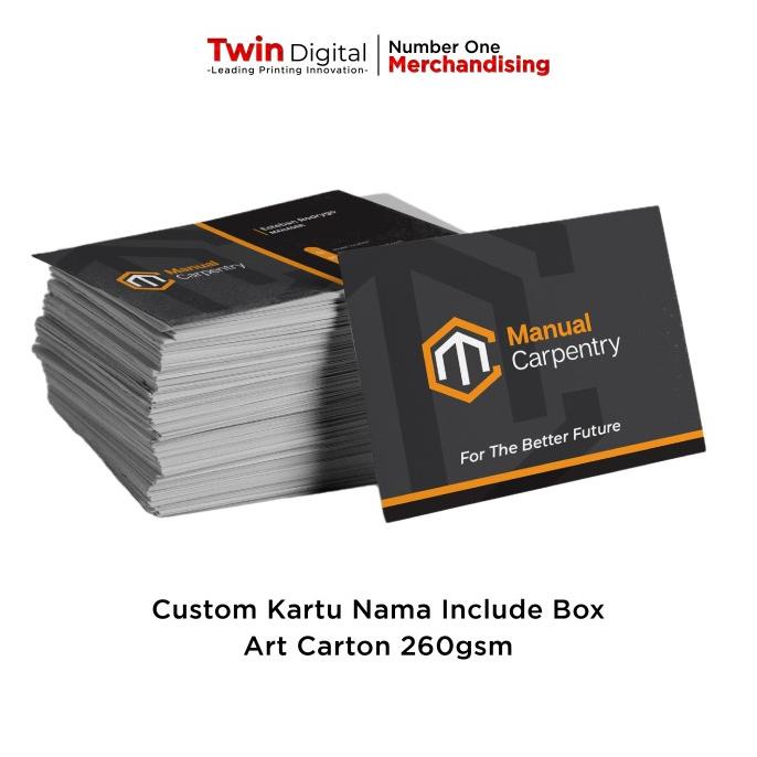 

CETAK KARTU NAMA TERMURAH 2 SISI / Art Carton 260gsm - NON LAMINATING twindig11 Buru Order