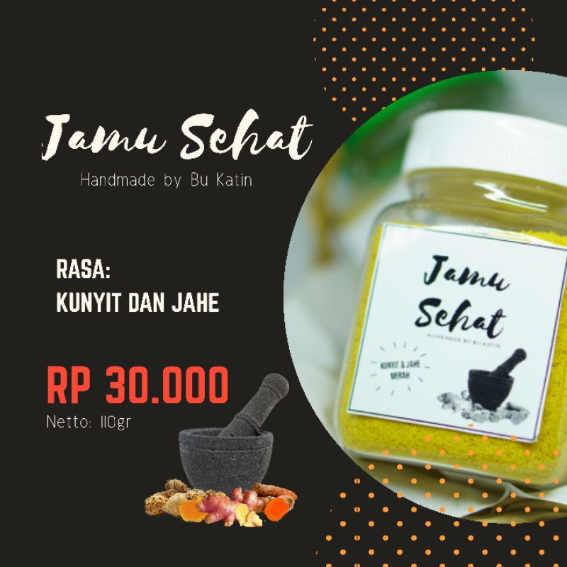 

JAMU SEHAT (KUNYIT, JAHE MERAH)