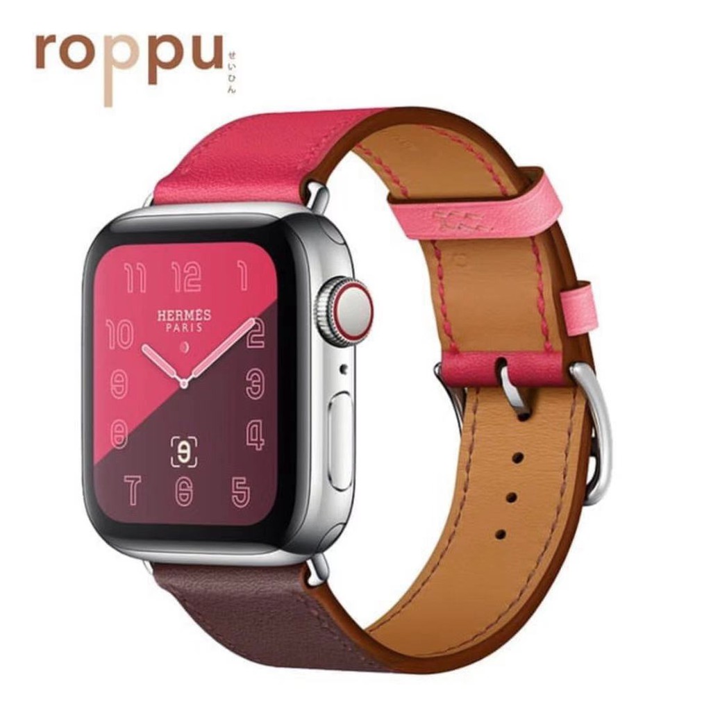 Roppu Leather Band Mixed Color for Apple Watch Series 1/2/3/4