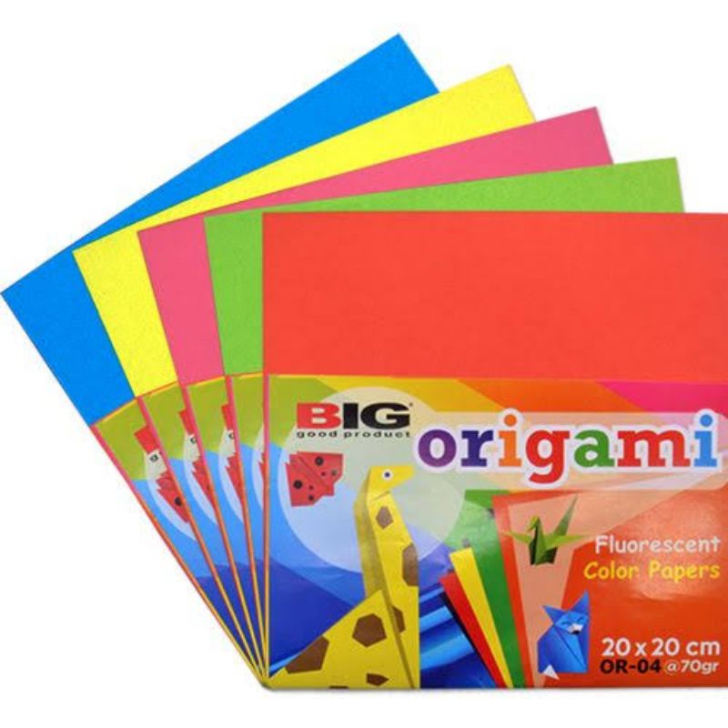 

50lembar Kertas lipat /origami uk 20x20 BOLAK BALIK BIG